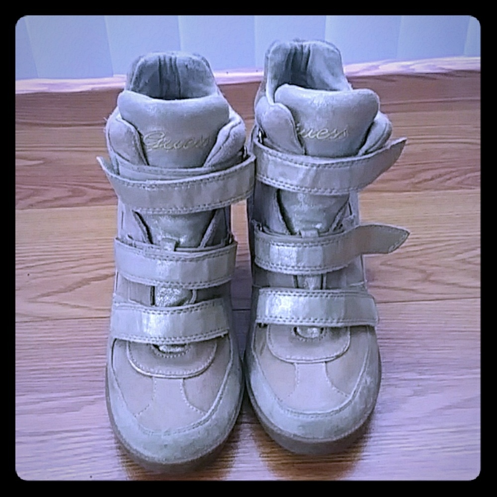 Gently worn Guess Wedges.